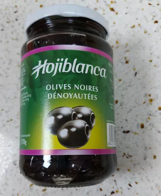 olives noires dénoyautées  350g, 170g net, code 8422767422956