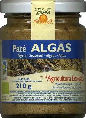 Paté vegetal de tofu y algas Vegetalia 210 g, code 8422791000342