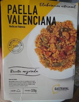 Paella valenciana Gastraval 320g, code 8422865000919