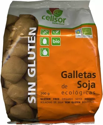 Galletas de soja sin gluten Celisor, Soria Natural 200 g, code 8422947400033