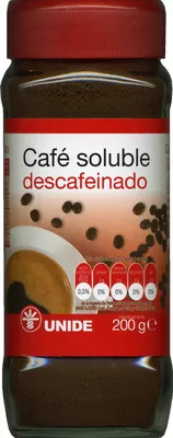 Café soluble descafeinado Unide 200 g, code 8423086003055