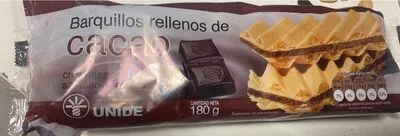 Barquillos rellenos de cacao Unide , code 8423086015928