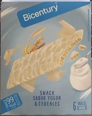 Bicentury: Snack sabor yogur & cereales Bicentury 120 g, code 8423207209809