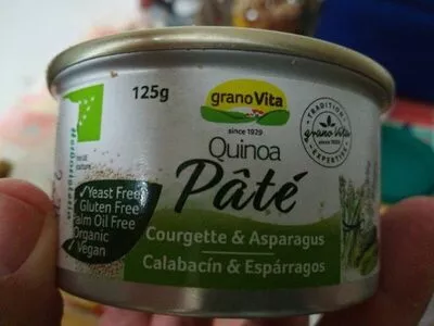 Paté ecológico de quinoa con calabacin y espárragos GranoVita , code 8423266078514