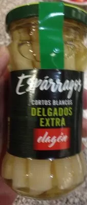 Espárragos Cortos Blancos Delgados Extra Elagón 200 g (neto), 110 g (escurrido), code 8423653106417