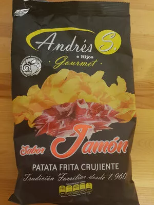 Patatas fritas sabor Jamon Andres e Hijos , code 8423658106184