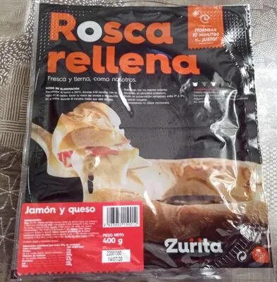 Rosca Rellena Jamón y Queso Zurita 400 g, code 8423952150012