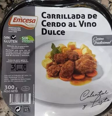 Carrillada de cerdo al vino dulce Emcesa , code 8424771050804