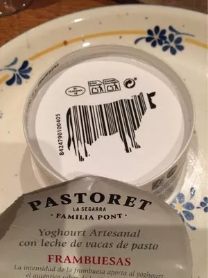 Yogur artesanal frambuesas Pastoret 125g, code 8424790100405