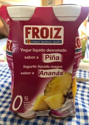 Yogur liquido desnatado sabor a Piña Froiz , code 8424818126110