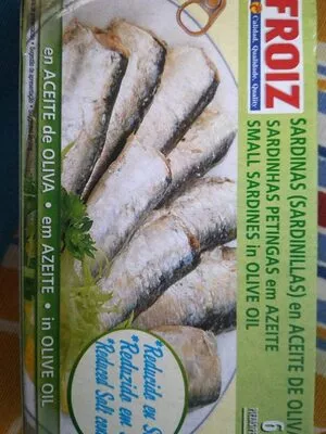 Sardinillas en aceite de oliva Froiz , code 8424818156254