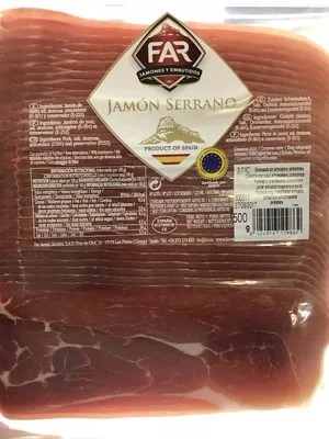 Jamón Serrano FAR 500 g, code 8424916109862