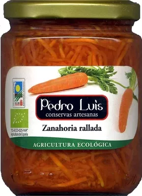 Zanahoria en tiras pedro luis 345 g (neto), 180 (escurrido), 370 ml, code 8425205012863