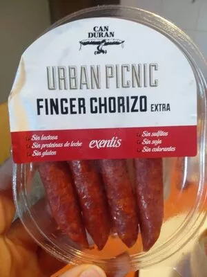 Finger chorizo extra Can Duran 50 g, code 8425214007744