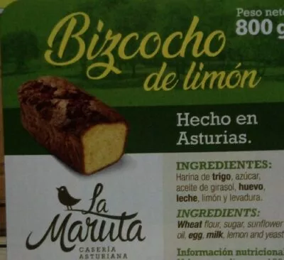 Bizcocho de limon la maruta , code 8425402674826