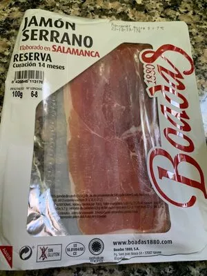 Jamón Serrano  100 g, code 8425545113176