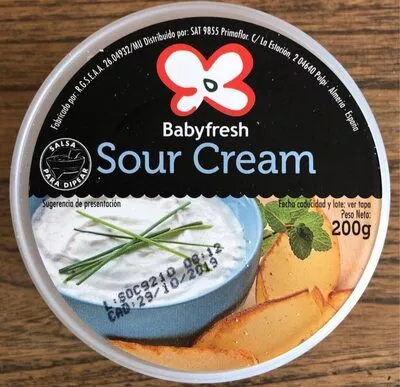 Salsa Sour Cream Babyfresh Primaflor 200 g, code 8425779044130