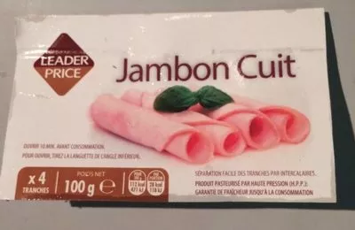 Jambon Cuit Leader Price 100 g e, code 8426403185304