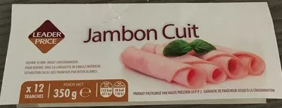 Jambon Cuit 12 Tranches Leader Price , code 8426403283109