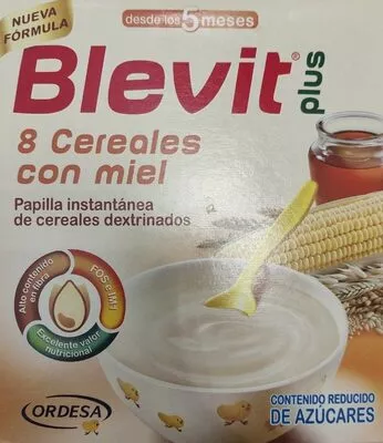 Blevit Plus 8 Cereales con Miel Ordesa , code 8426594089931