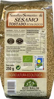 Semillas sésamo tostado ecológico Eco-Salim 250 g, code 8426633000125