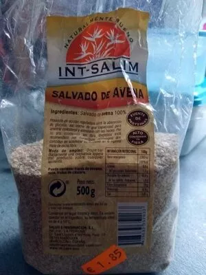 Salvado de avena Int-Salim 500 g, code 8426633352033