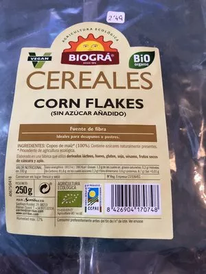 Corn Flakes BIOGRA 250g, code 8426904170748