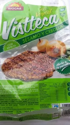 Vistteca sésamo y cebolla Biográ, Vistteca 90 g, code 8426904173015