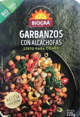 Garbanzos con alcachofas  220 g, code 8426904174142