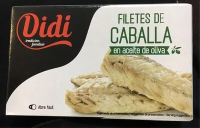 Filetes de caballa en aceite de oliva Didi , code 8426963013017