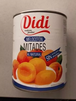 Melocotón mitades al natural didi , code 8426963932653