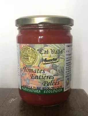 Tomates entières pelées Cal Valls , code 8427406040102