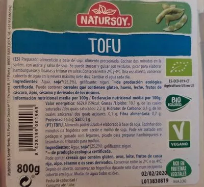 Tofu Natursoy , code 8428159001563