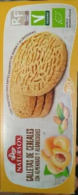 Galletas de cereales con almendras y albaricoques Natursoy , code 8428159006759