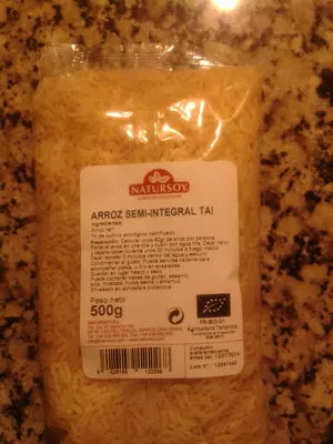 Arroz semi/integral Thai Natursoy 500 g, code 8428159122268