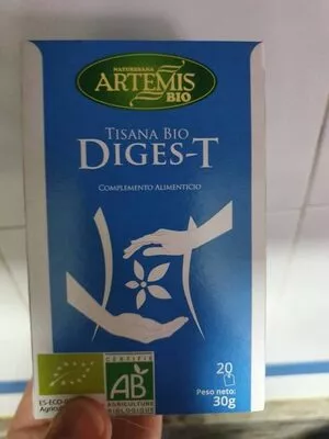 Tisana Diges-t Artemis Bio Artemis 30 g, code 8428201310308