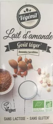 Lait d'amande Végémil , code 8428532192581