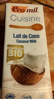 Lait de coco Ecomil 200 ml, code 8428532230092