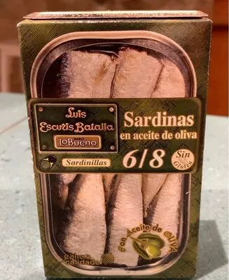 Sardinas en aceite de oliva luis escuris batalla , code 8428607060654