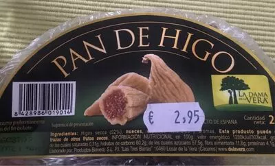 Pan de higo La Dama de La Vera , code 8428986019014