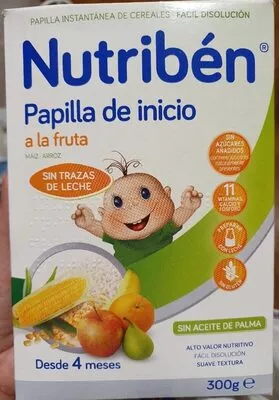 Papilla de inicio a la fruta Nutribén , code 8430094056126