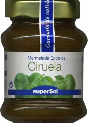 Mermelada Extra de ciruela SuperSol 350 g, 314 ml, code 8430803006626