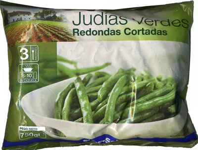 Judías verdes redondas troceadas congeladas "SuperSol" SuperSol 750 g, code 8430803031840