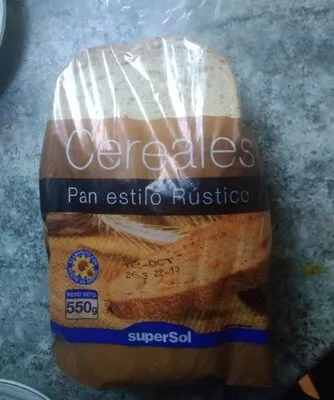 Cereales pan estilo rústico supersol superSol 550 g, code 8430803034940