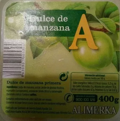 dulce de manzana Alimerka , code 8430807005304