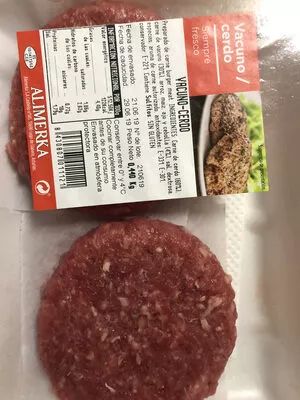 Burguer meat alimerka Alimerka , code 8430807011121