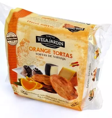 Tortas de aceite con naranja Vegajardin 180 g (6 x 30 g) - 6.4 Oz, code 8431043130027