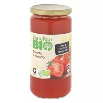 Tomate triturado Carrefour bio 660 g, code 8431876052657