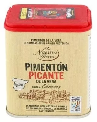 Pimentón pican la vera De nuestra tierra 70 g, code 8431876072037