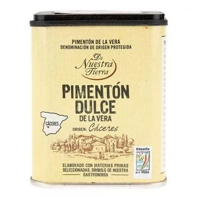 Pimentón dulce la vera De nuestra tierra, Carrefour 70 g, code 8431876079371